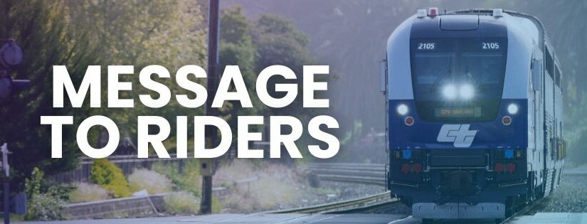 Message to Riders: February 2025